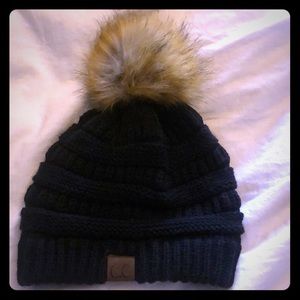 C.C Hat with Pom Pom